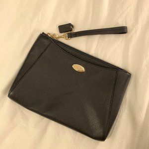 Coach Dark Blue Clutch